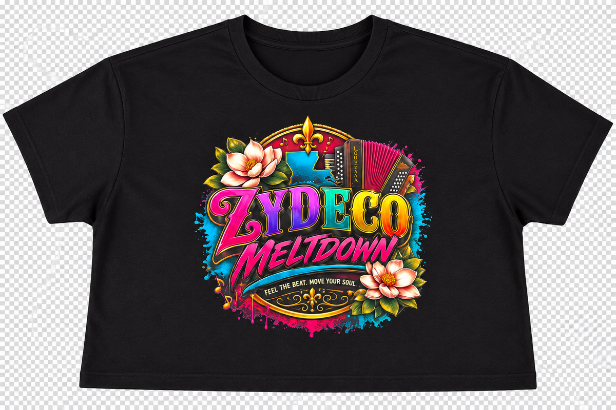 Zydeco Meltdown Women’s Crop