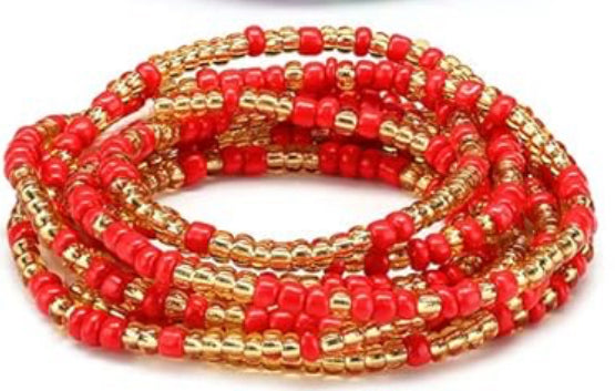 Natural Body Beads – Handmade Tie-On Waist Beads