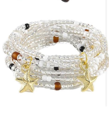 Natural Body Beads – Handmade Tie-On Waist Beads