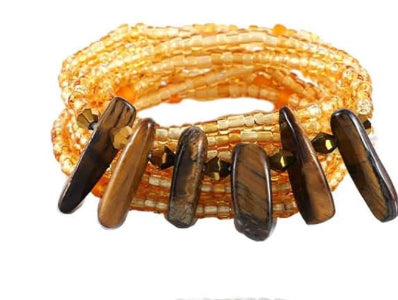 Natural Body Beads – Handmade Tie-On Waist Beads