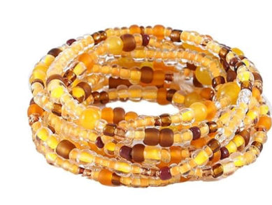 Natural Body Beads – Handmade Tie-On Waist Beads