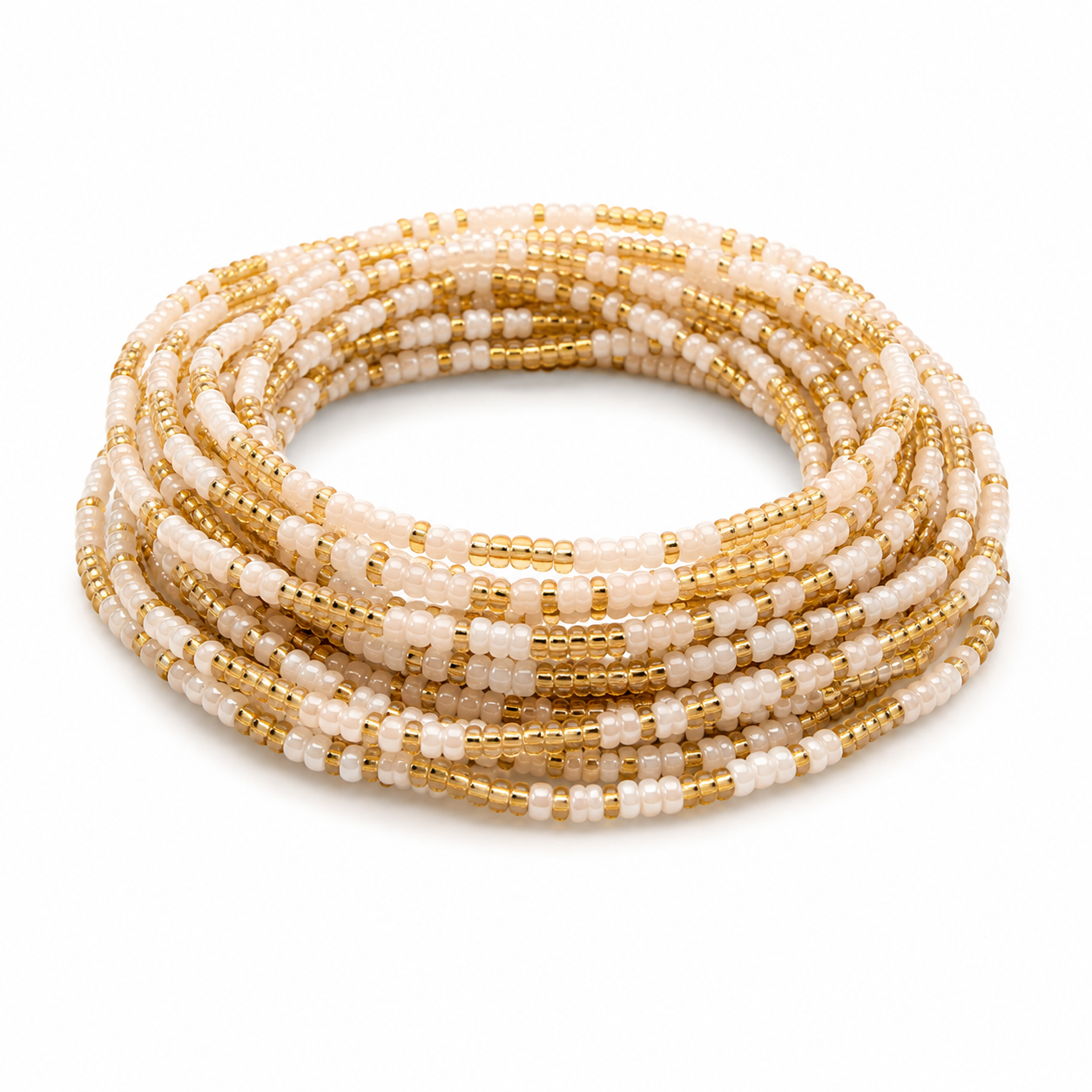 Natural Body Beads – Handmade Tie-On Waist Beads