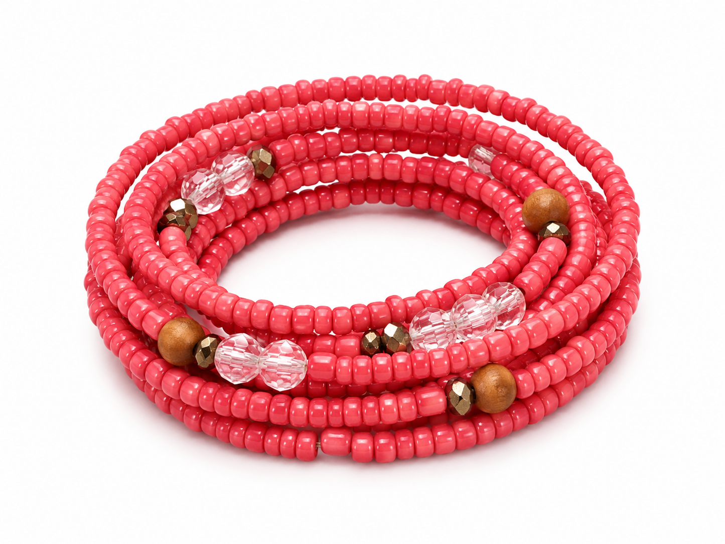 Natural Body Beads – Handmade Tie-On Waist Beads