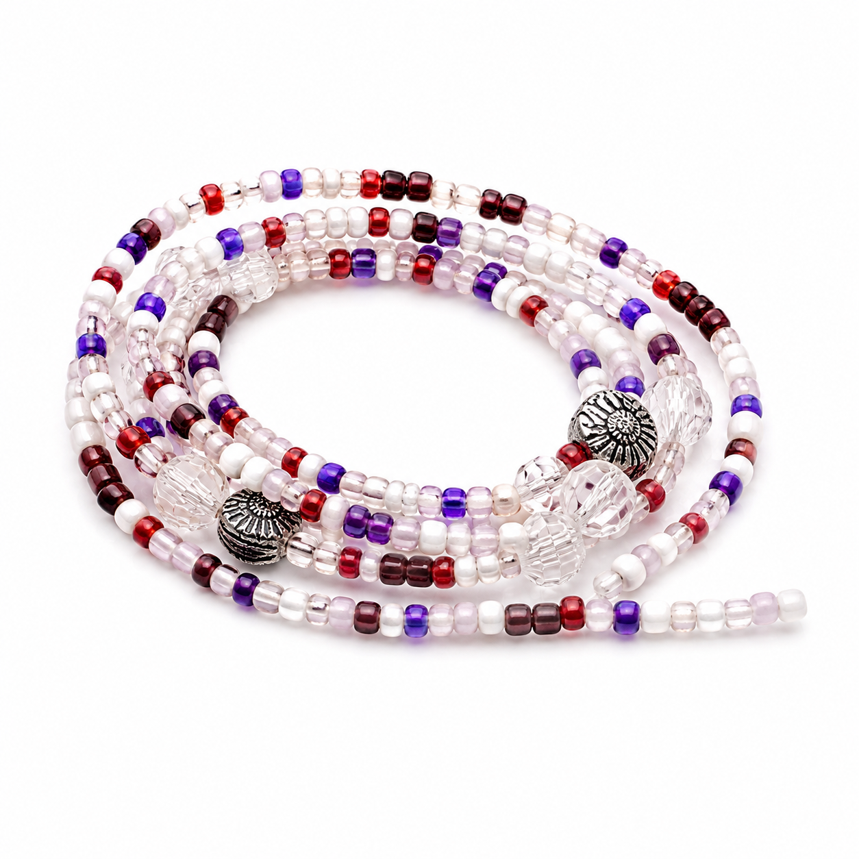 Natural Body Beads – Handmade Tie-On Waist Beads