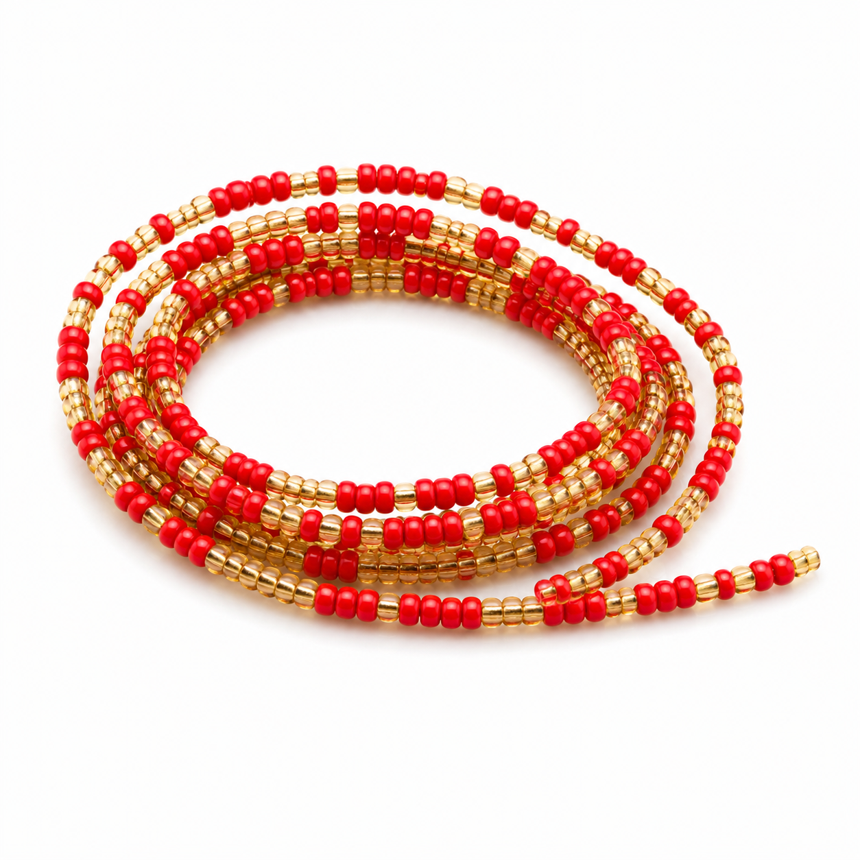Natural Body Beads – Handmade Tie-On Waist Beads