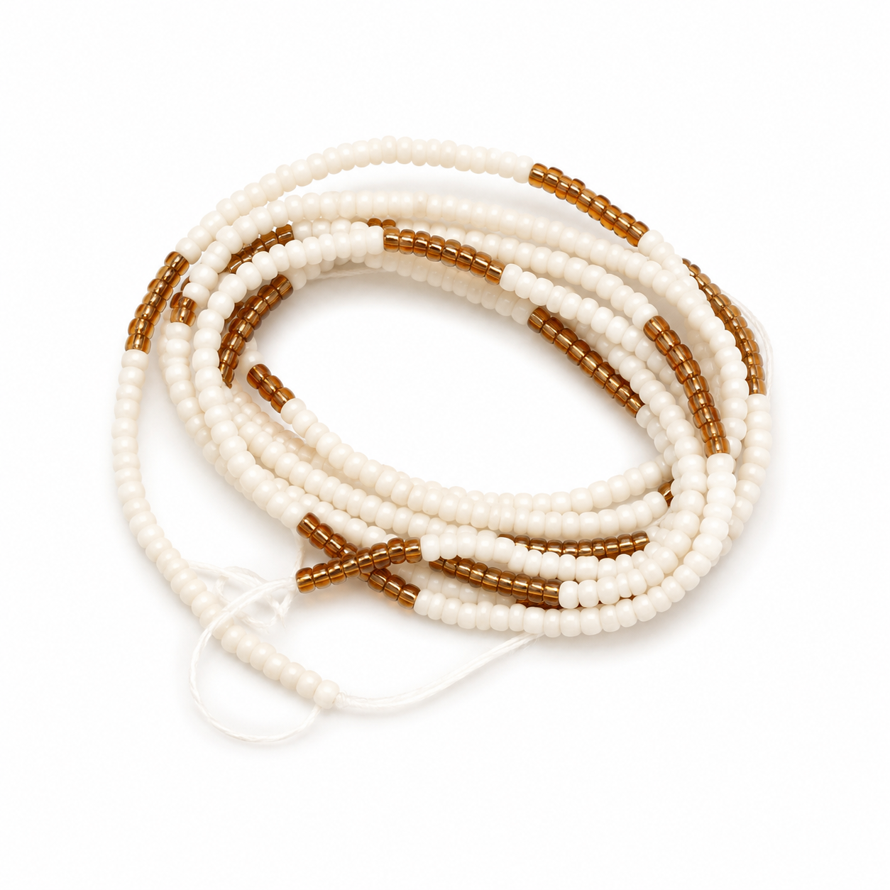 Natural Body Beads – Handmade Tie-On Waist Beads