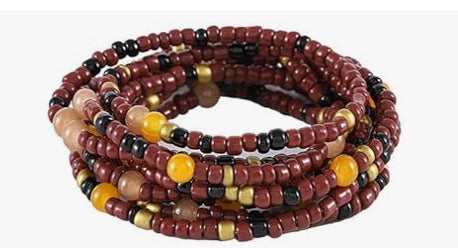Natural Body Beads – Handmade Tie-On Waist Beads